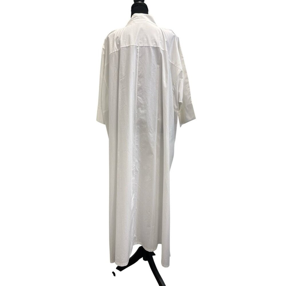 Carla Rockmore Womens White Everyday Everywhere Shirt Dress Size XL - Picture 6 of 10